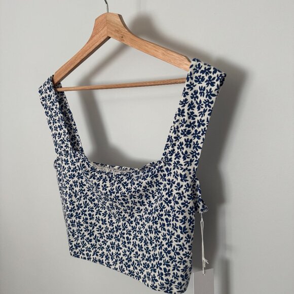 Reformation Rika Floral Tank Top And Wrap Skirt Set Size XL - Picture 6 of 12